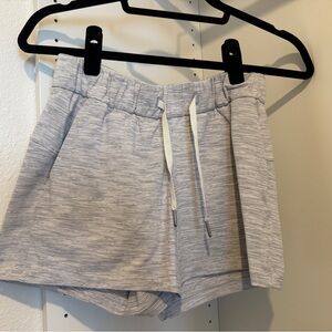Lululemon Gray Shorts with Elastic Waistband